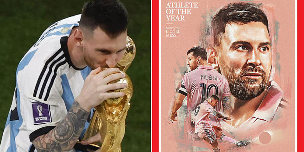 Messi Reigns Supreme as Time's Athlete of the Year 2023